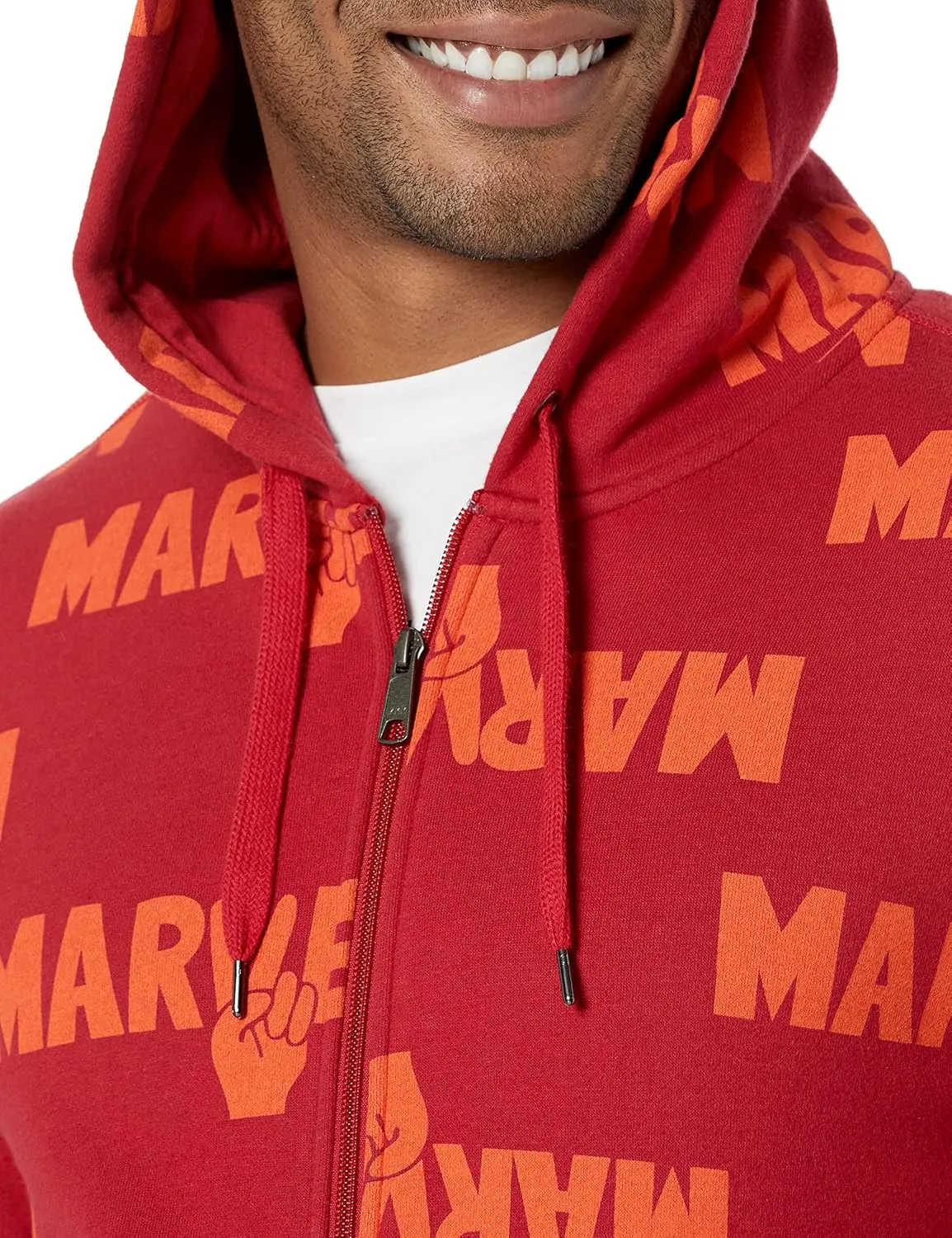 Amazon Essentials Disney | Marvel | Star Wars Men's Fleece Full-Zip Hoodie Sweatshirts (Available in Big & Tall)