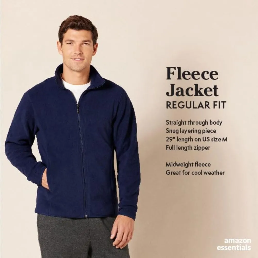 Amazon Essentials Men's Full-Zip Fleece Jacket - Discontinued Colors