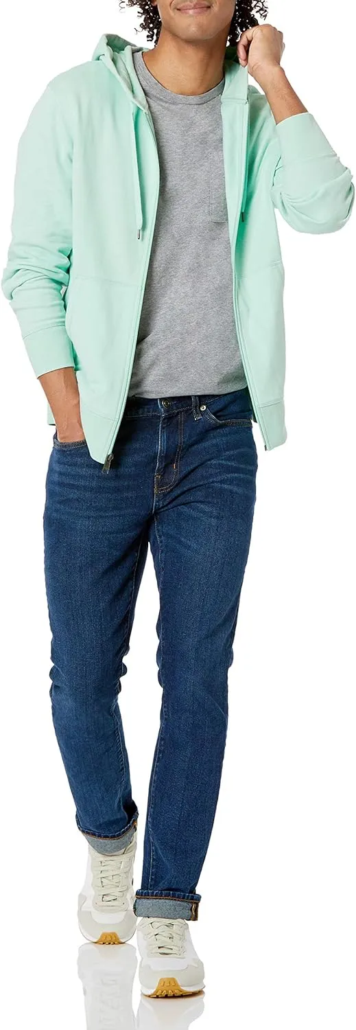 Amazon Essentials Men's Lightweight French Terry Full-Zip Hoodie
