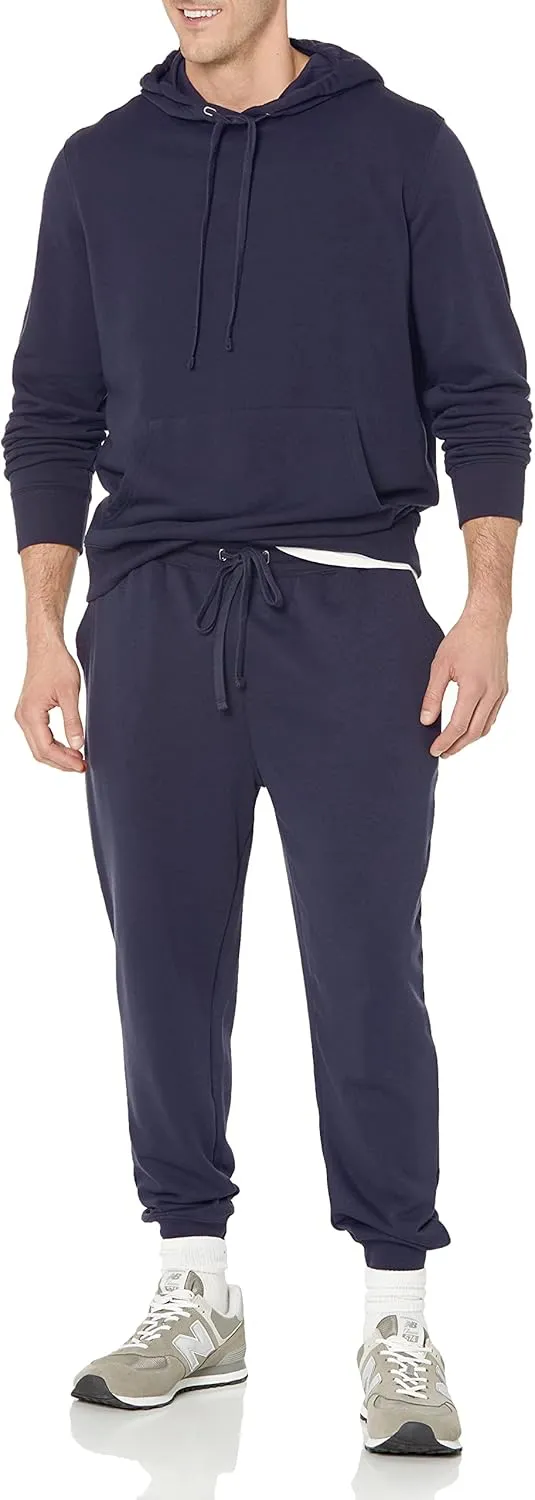 Amazon Essentials Men's Lightweight Long-Sleeve French Terry Hoodie