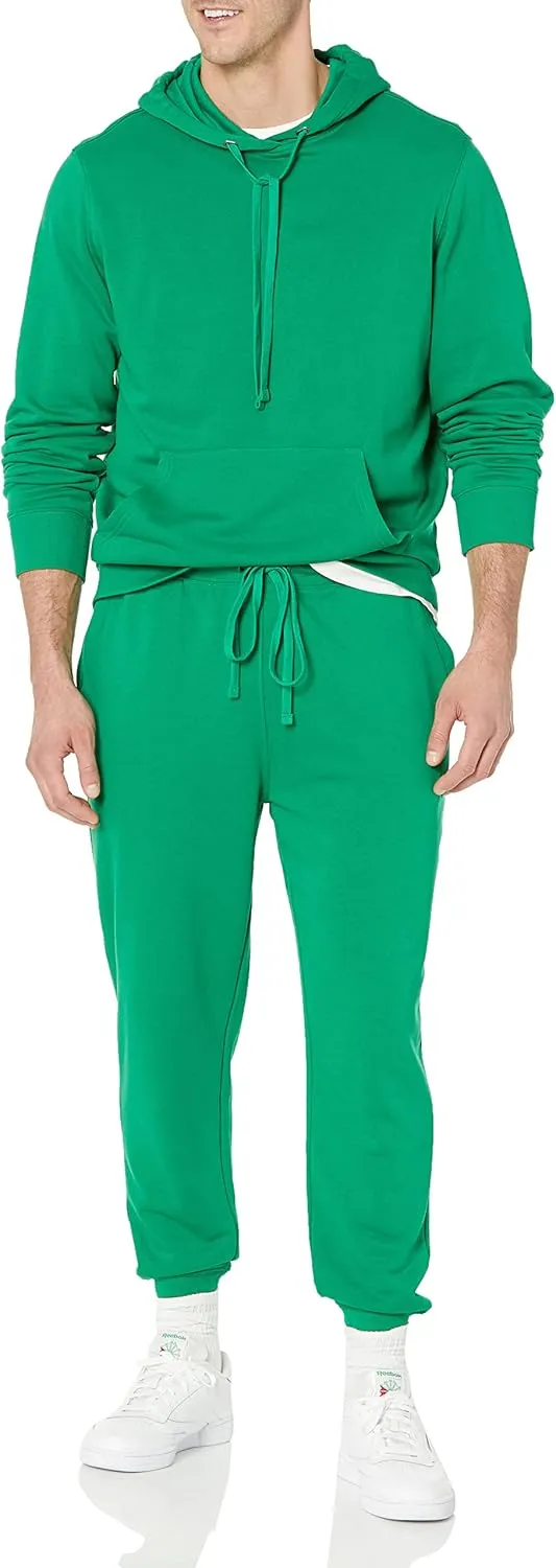 Amazon Essentials Men's Lightweight Long-Sleeve French Terry Hoodie