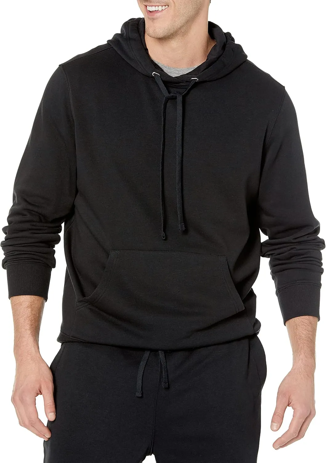 Amazon Essentials Men's Lightweight Long-Sleeve French Terry Hoodie
