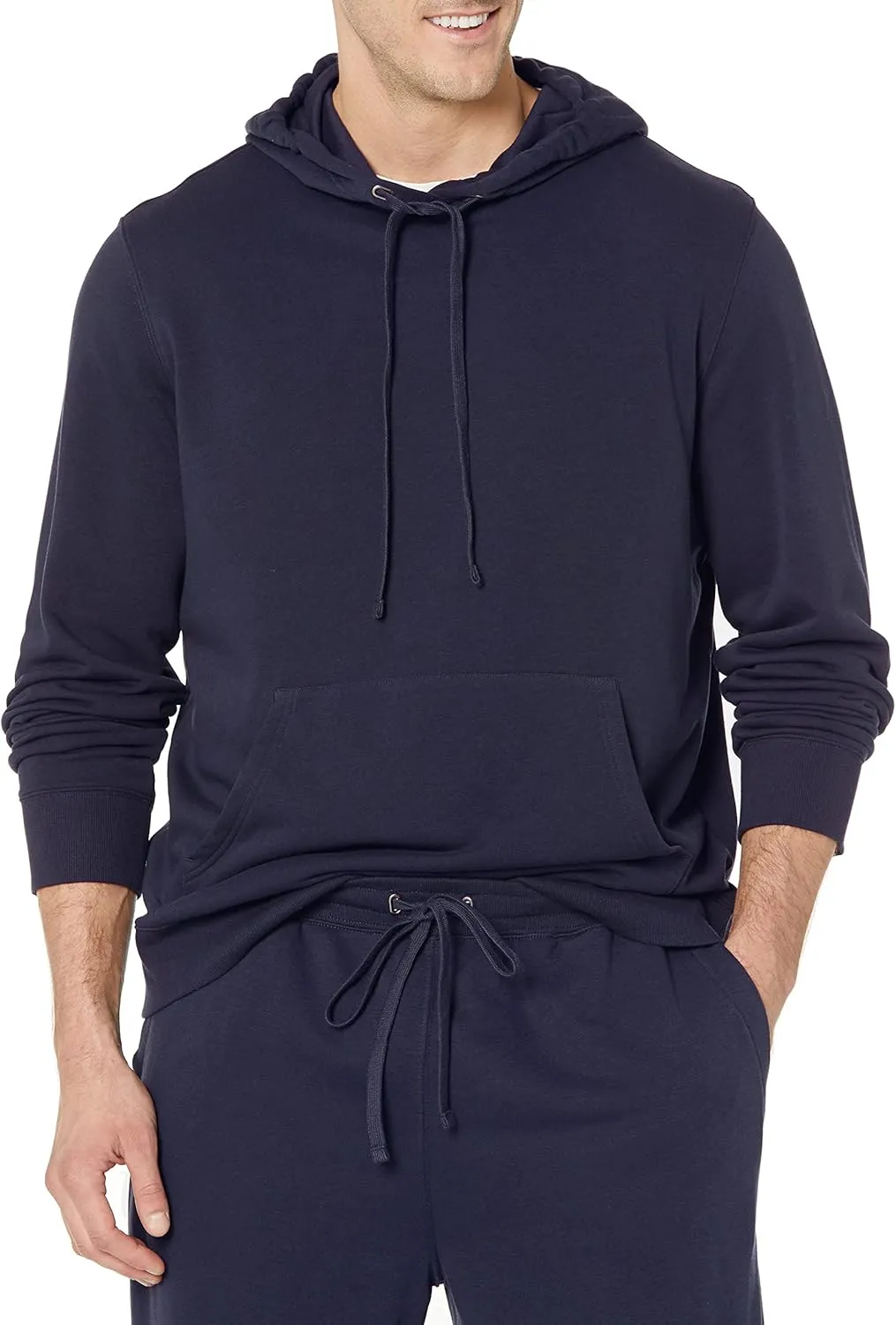 Amazon Essentials Men's Lightweight Long-Sleeve French Terry Hoodie