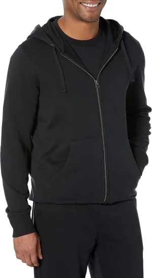 Amazon Essentials Men's Long-Sleeve French Terry Full-Zip Hoodie (Available in Big & Tall)