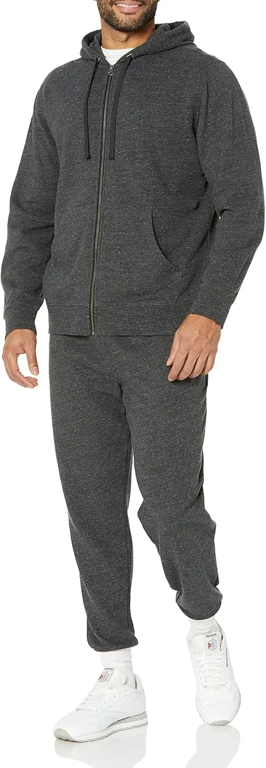 Amazon Essentials Men's Long-Sleeve French Terry Full-Zip Hoodie (Available in Big & Tall)