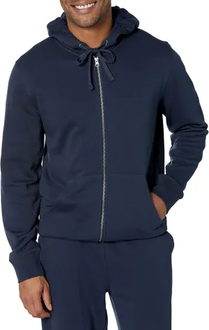 Amazon Essentials Men's Long-Sleeve French Terry Full-Zip Hoodie (Available in Big & Tall)