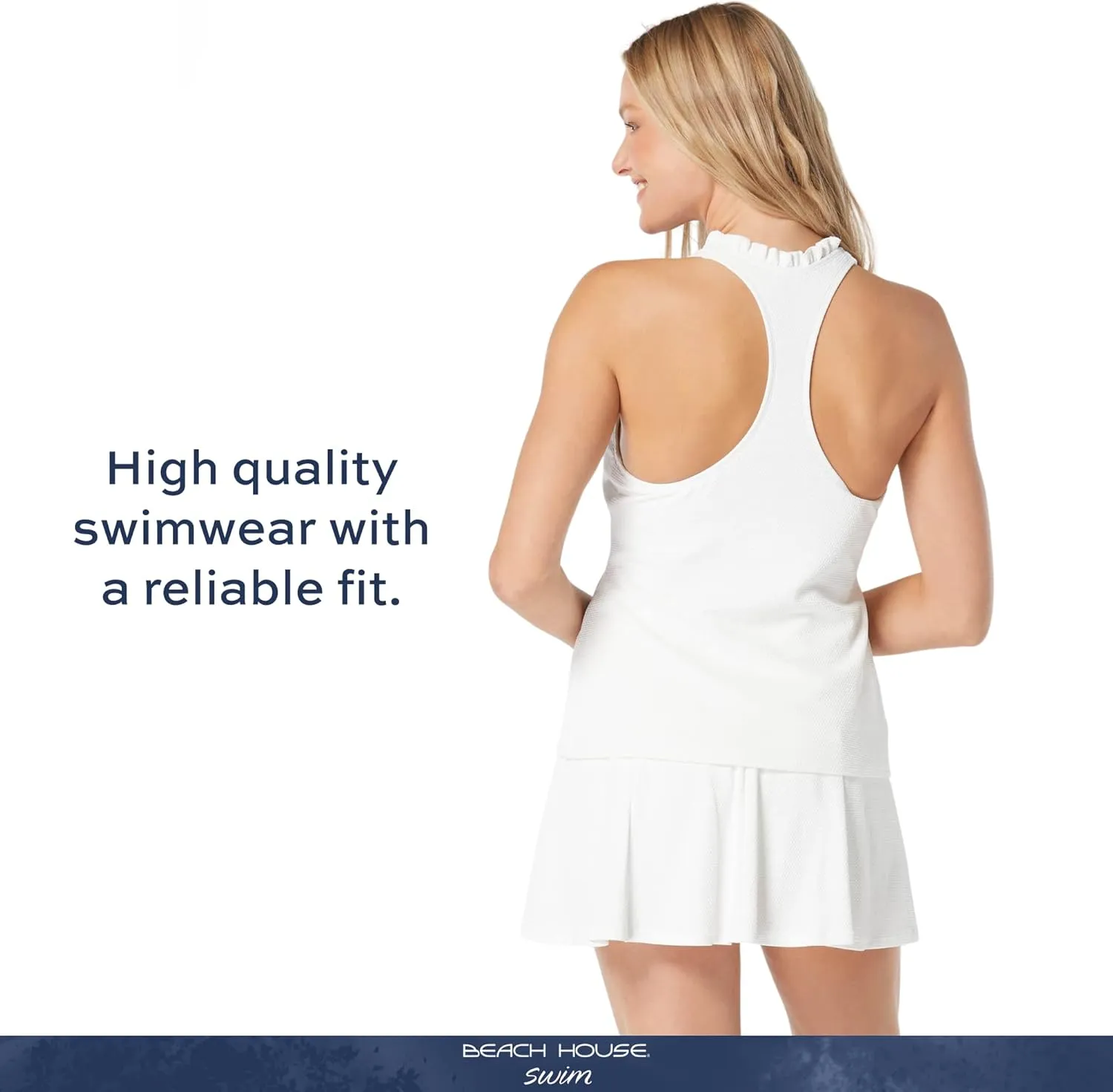 BEACH HOUSE Olivia High Waisted Resort Skort  Swim Tennis, Pickleball Skirt