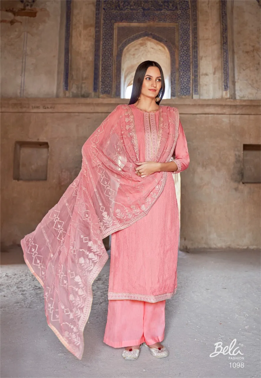 BELA FASHION VIRASAT VISCOUS MUSLIN COTTON BOTTOM HEAVY QUALITY SUIT