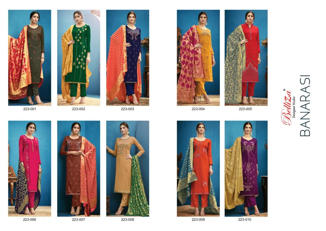 Belliza Banarasi Vol 2 Gorgeous Beautifully Designed Salwar Suits