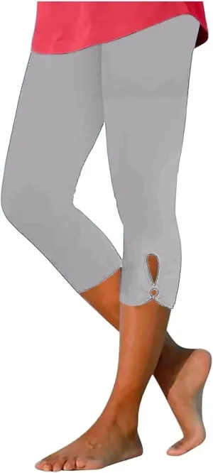 Capri Pants for Women Dressy Casual Summer Capris Knee Length Cropped Legging Trendy Lightweight Ladies Clothing
