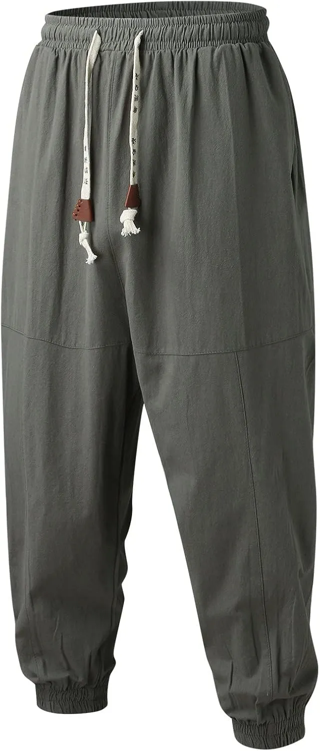 Cargo Pants for Men Big and Tall, Training Joggers Sweatpants Lightweight Gym Yoga Trousers Men's Slim Fit Jogger Gym
