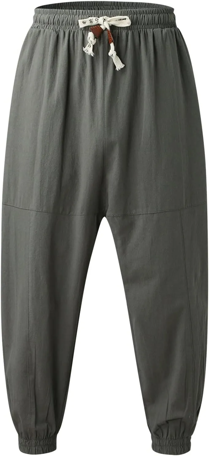 Cargo Pants for Men Big and Tall, Training Joggers Sweatpants Lightweight Gym Yoga Trousers Men's Slim Fit Jogger Gym