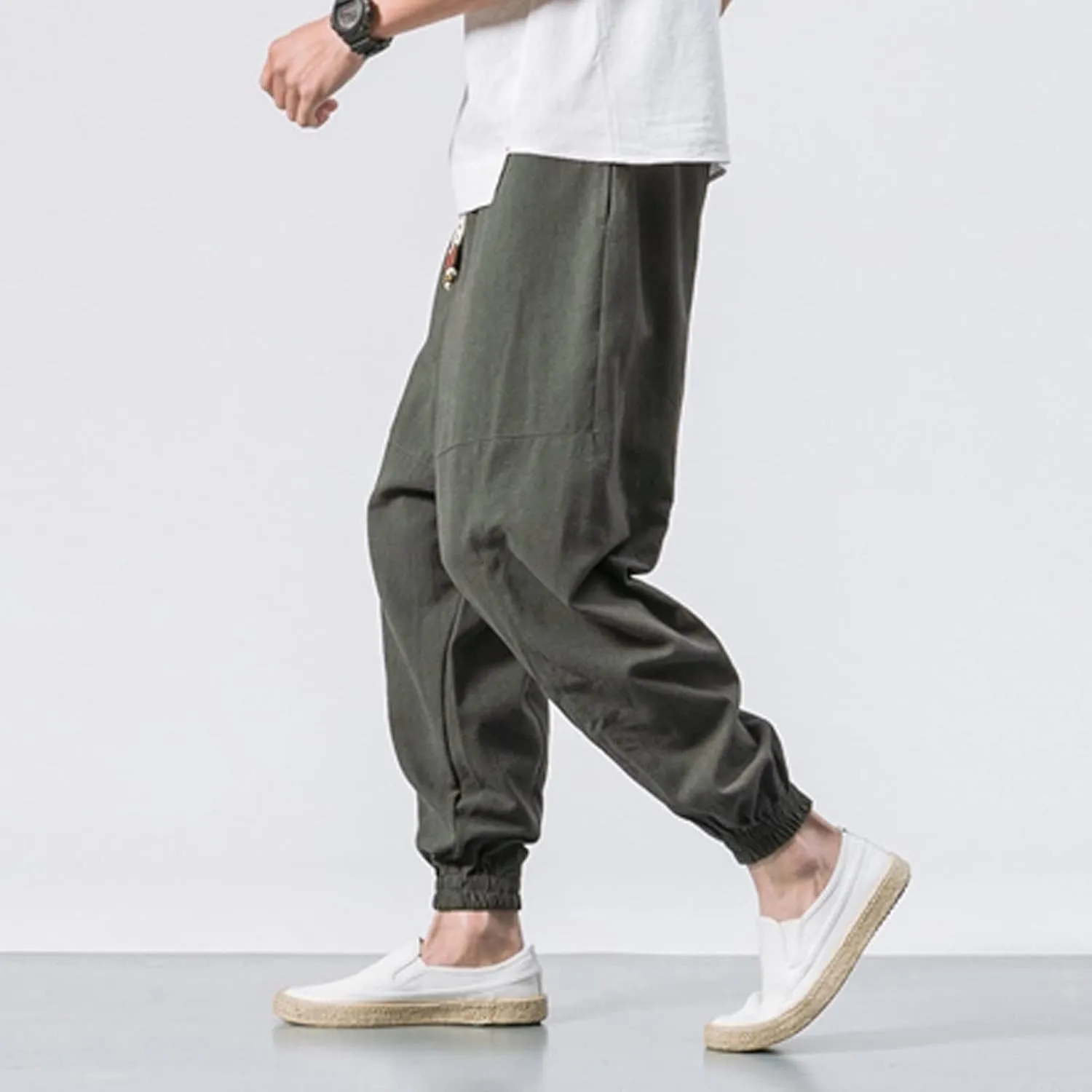 Cargo Pants for Men Big and Tall, Training Joggers Sweatpants Lightweight Gym Yoga Trousers Men's Slim Fit Jogger Gym