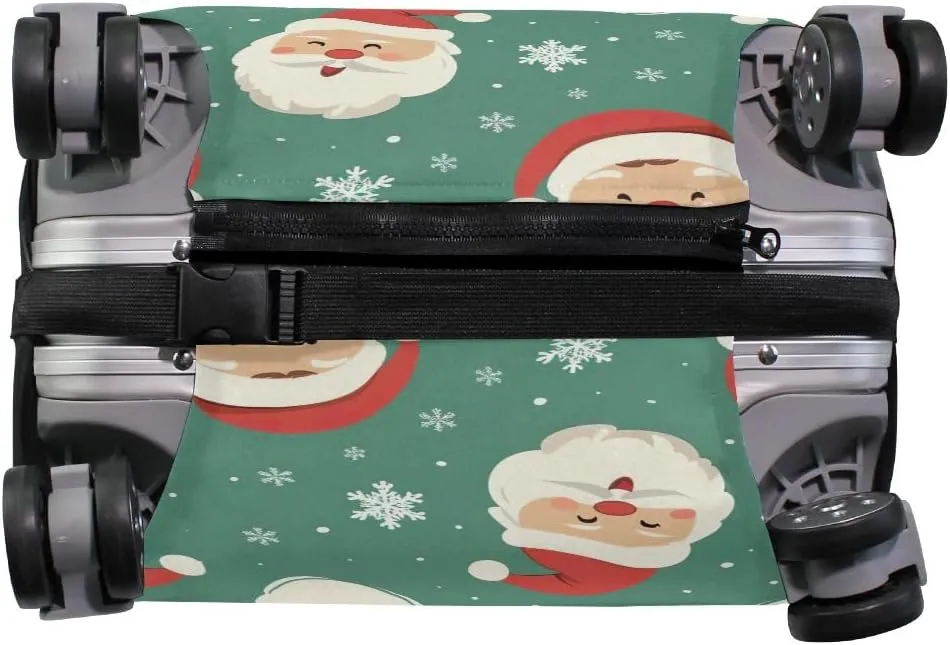 CHIFIGNO Cute Santa Claus Luggage Protector Suitcase Cover Anti-Scratch Cover for Luggage Travel for Kid and Adult 18-32 Inch Suitcase XL Fits 29-32 Inch