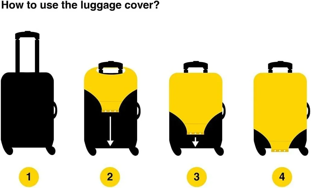 CHIFIGNO Dinosaur Colorful Luggage Covers for Suitcase, Baggage Cover Protector Fit 18-32 Inch Luggage XL Fits 29-32 Inch