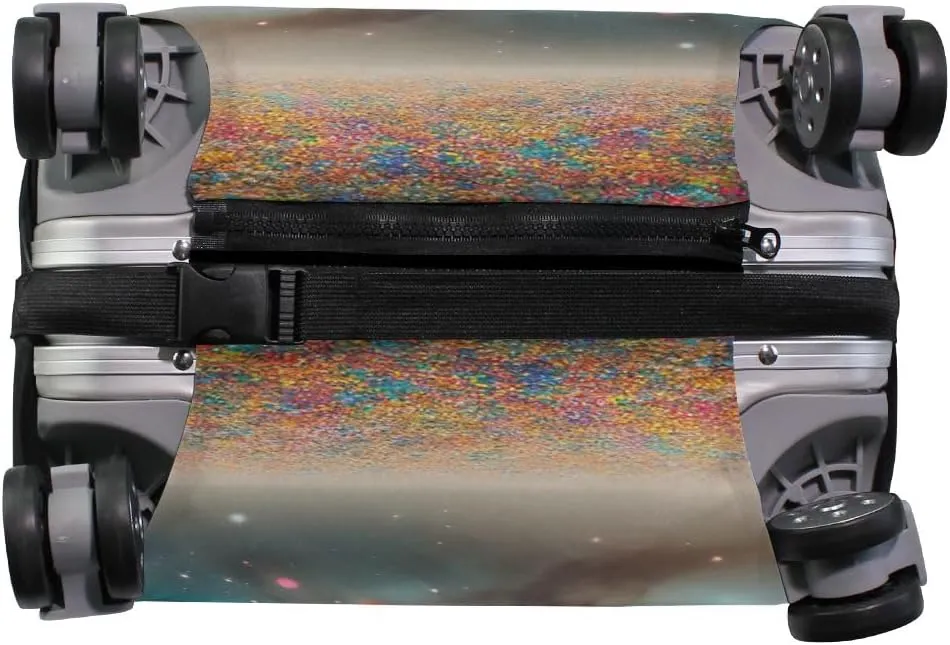 CHIFIGNO Dinosaur Colorful Luggage Covers for Suitcase, Baggage Cover Protector Fit 18-32 Inch Luggage XL Fits 29-32 Inch