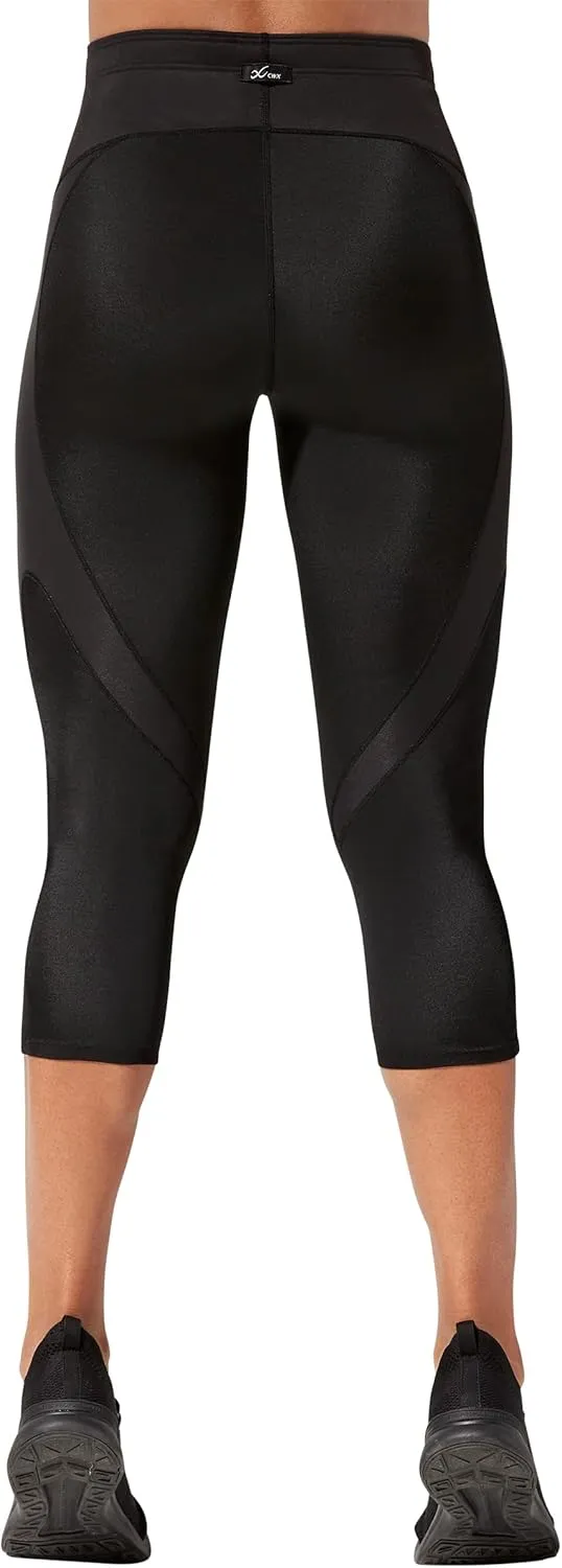 CW-X Women's Stabilyx Joint Support 3/4 Capri Compression Tight Pants