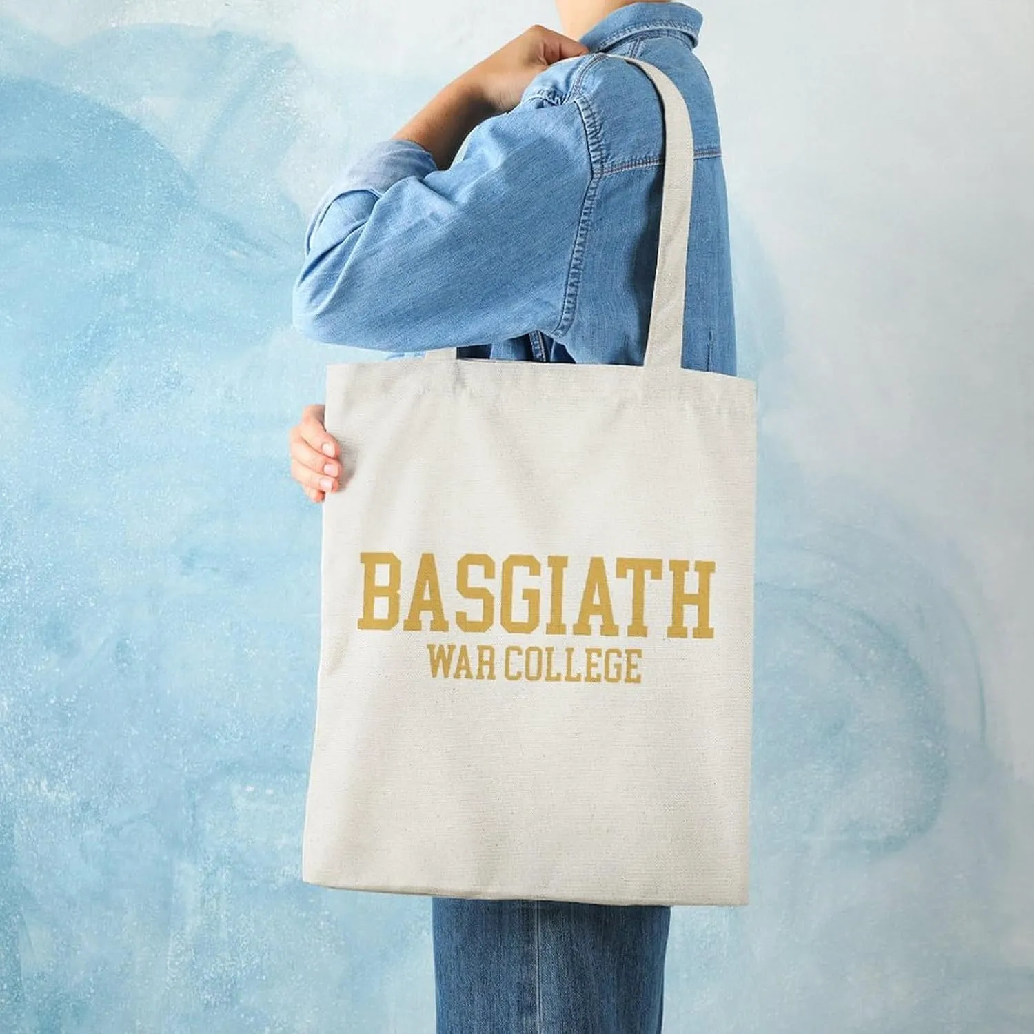 Dragon Shopping Bag Basgiath War College Romantasy Graphic Handbag Womens Book Lover Tote Bag