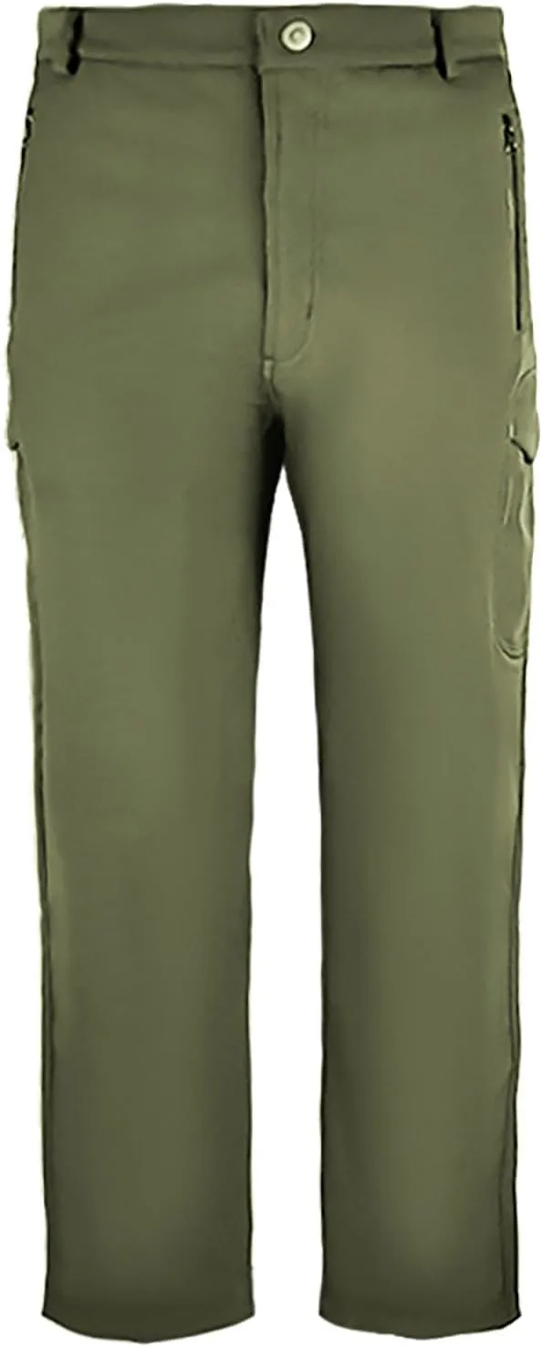 Fleece Men Camo Pants Straight Leg Tactical Pant Outdoor Cargo Pants Winter Windbreaker Pants Waterproof Hiking Pant