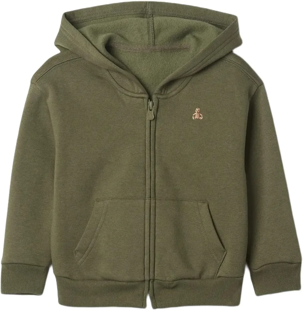 GAP Baby Boys' Solid Full-Zip Hoodie