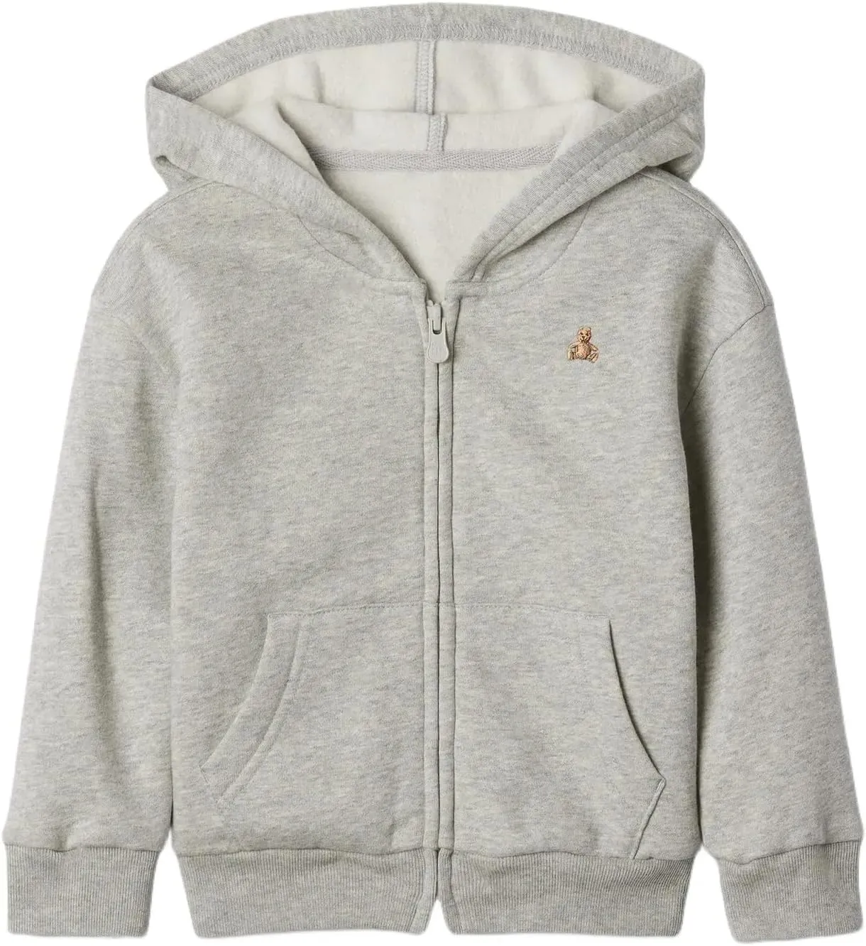 GAP Baby Boys' Solid Full-Zip Hoodie