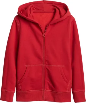 GAP Boys' Full Zip Hoodie Hooded Sweatshirt