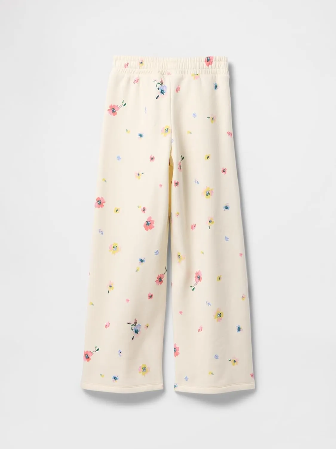 GAP Girls' Wide Leg Logo Pant