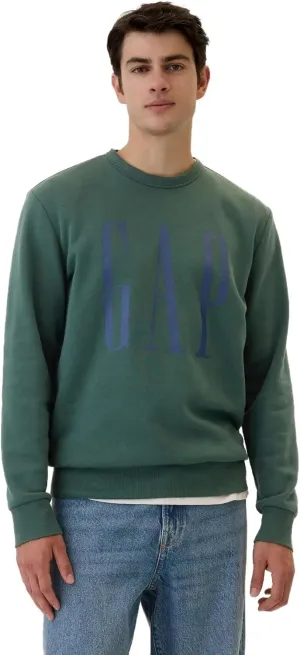 GAP Men's Logo Fleece Crew Sweatshirt