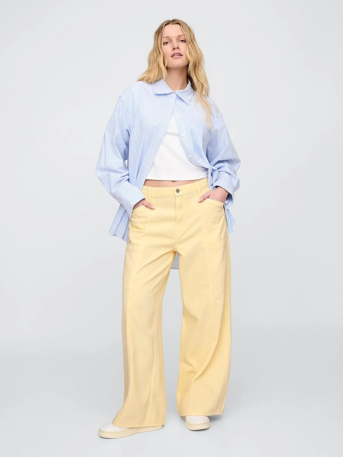GAP Women's Baggy Utility Denim Jean