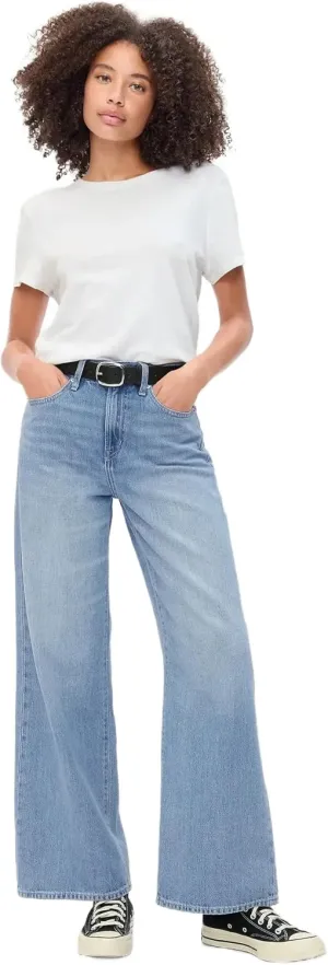 GAP Women's High Rise Wide Leg Jeans