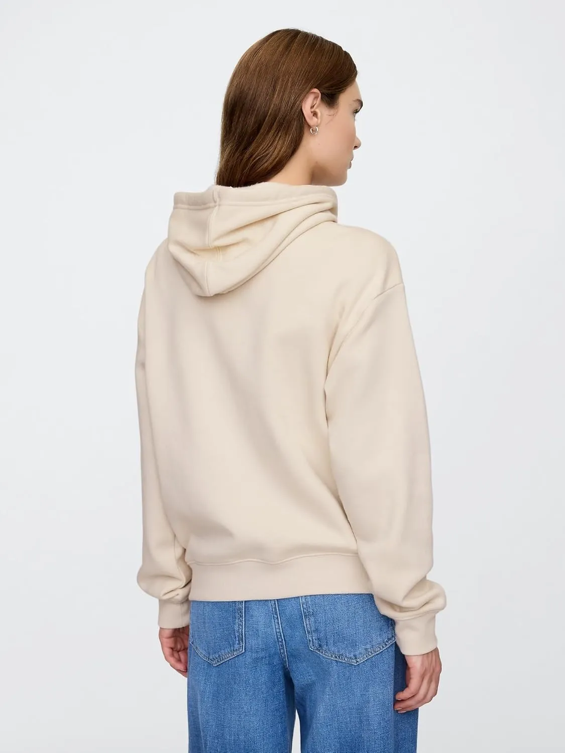 GAP Women's Logo Hoodie Hooded Full Zip Sweatshirt