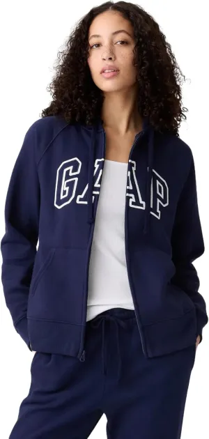 GAP Women's Logo Hoodie Hooded Full Zip Sweatshirt