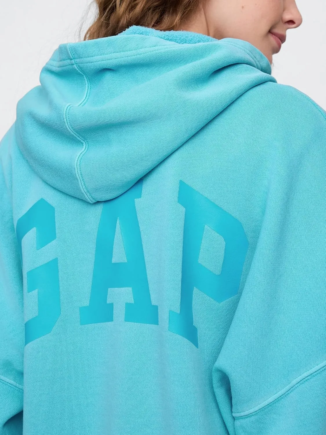 GAP Women's Logo Hoodie Hooded Pull-on Sweatshirt