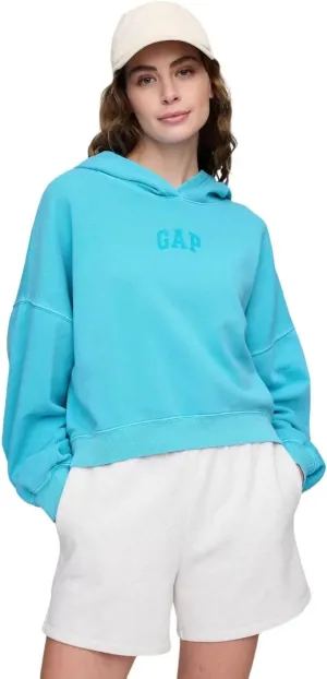 GAP Women's Logo Hoodie Hooded Pull-on Sweatshirt