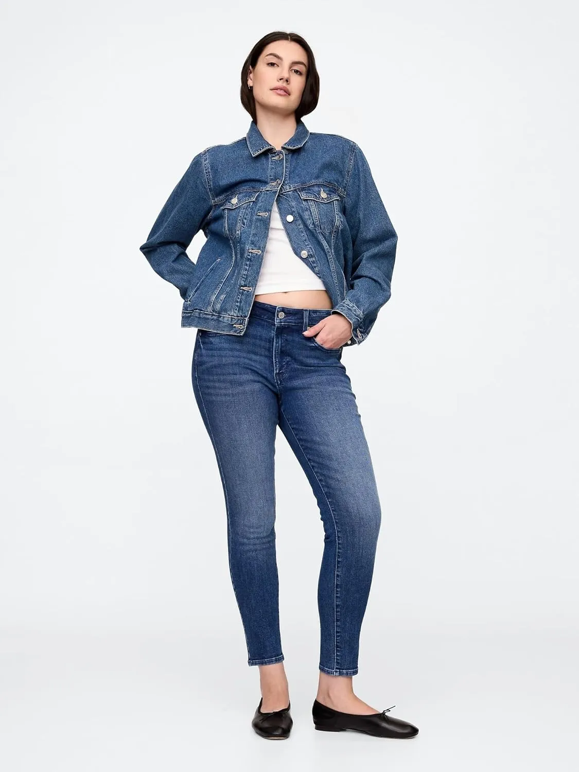 GAP Women's Mid-Rise Legging Jean
