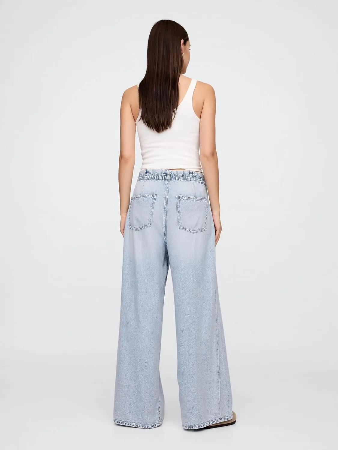GAP Women's Pull-on Baggy Denim Jean