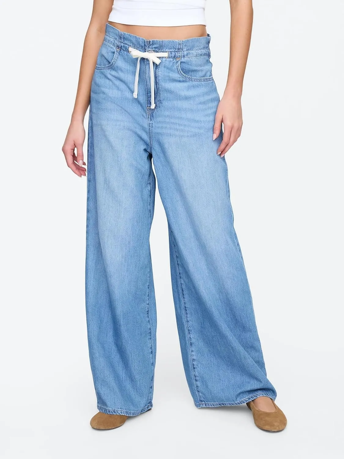 GAP Women's Pull-on Baggy Denim Jean