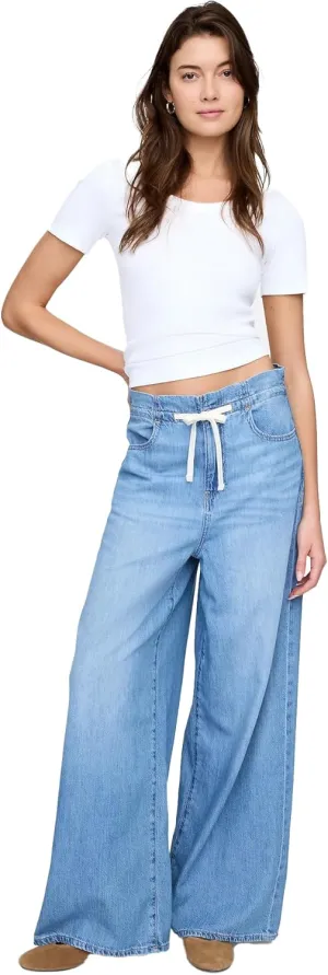 GAP Women's Pull-on Baggy Denim Jean