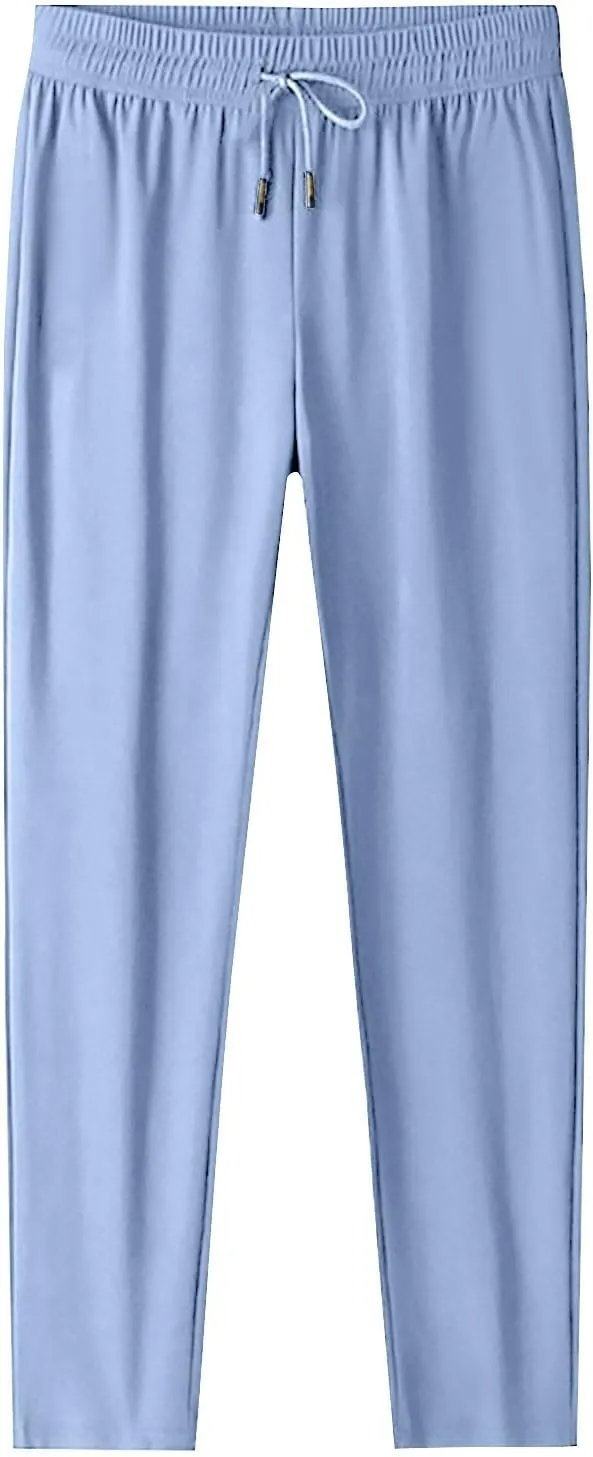 GOFULY Beeswan Pants for Women Stretch Active Quick Drying Hiking Pants Drawstring Baggy Beeswan Pants Joggers with Pockets