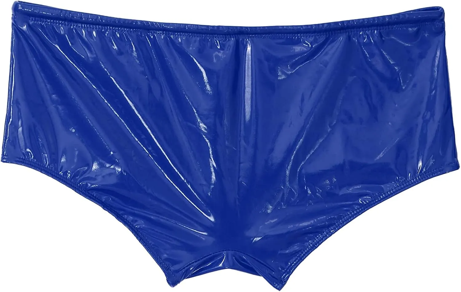 Hularka Men's Underwear Drawstring Boxershorts Short Pants Underpants Leather Boxer Briefs Swimwear