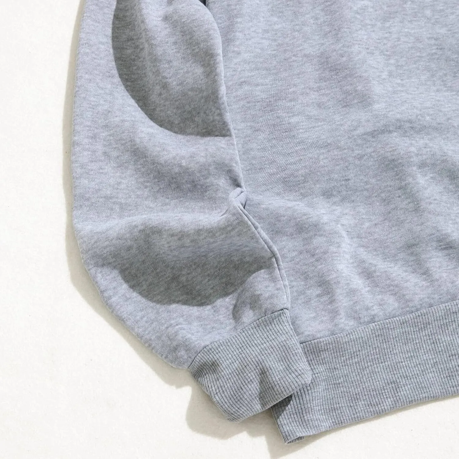 iLH Womens Oversized Hoodies Letter Printed Solid Color No Hood Pullover Sweatshirts For Women Streetwear Leisure Hoodies