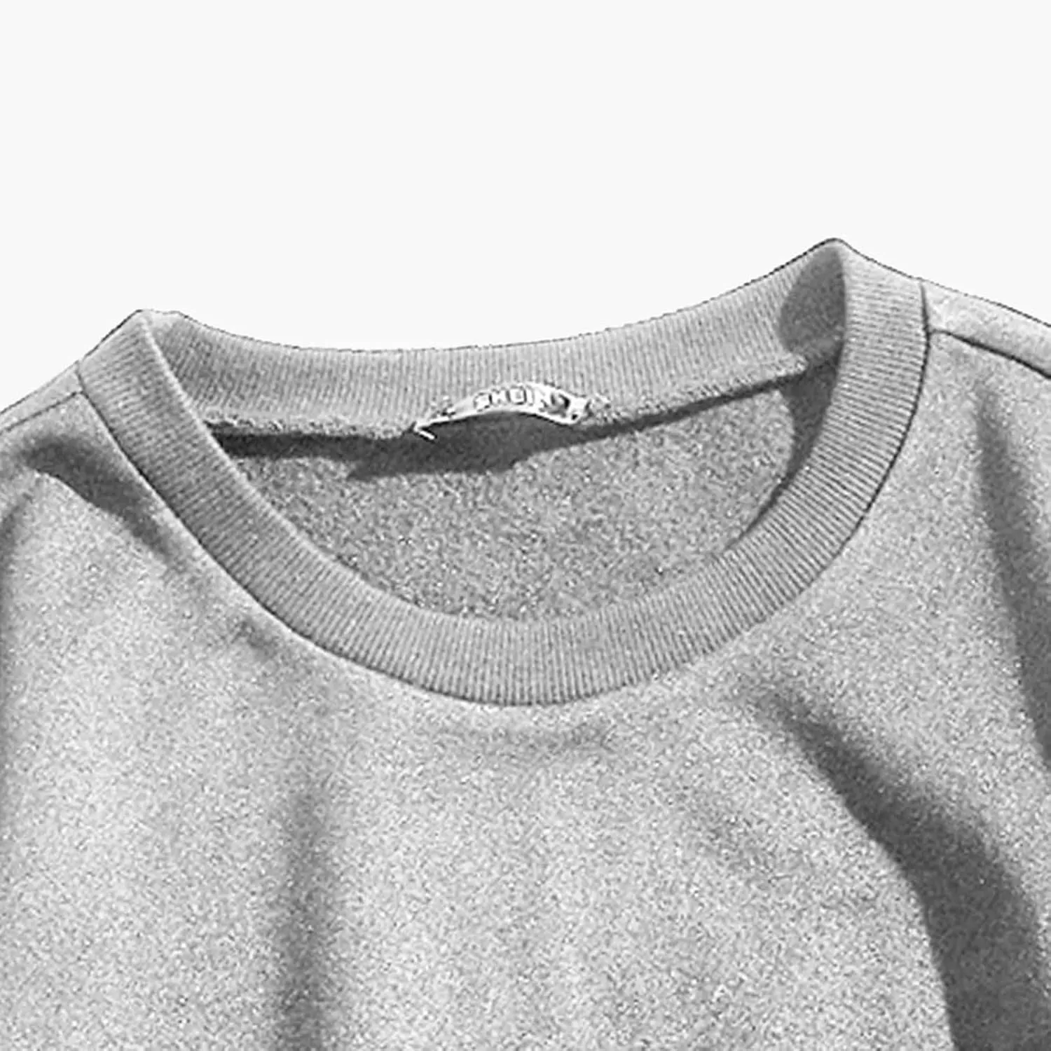 iLH Womens Oversized Hoodies Letter Printed Solid Color No Hood Pullover Sweatshirts For Women Streetwear Leisure Hoodies