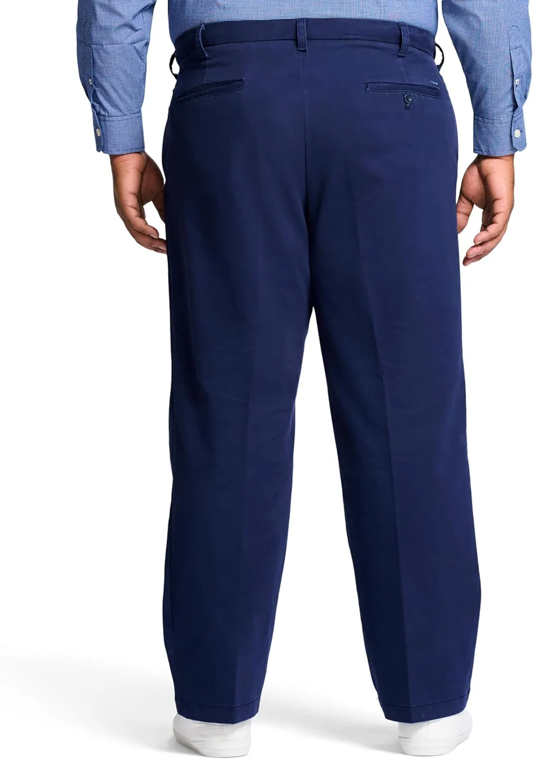 IZOD Men's Big and Tall Performance Stretch Flat Front Pant