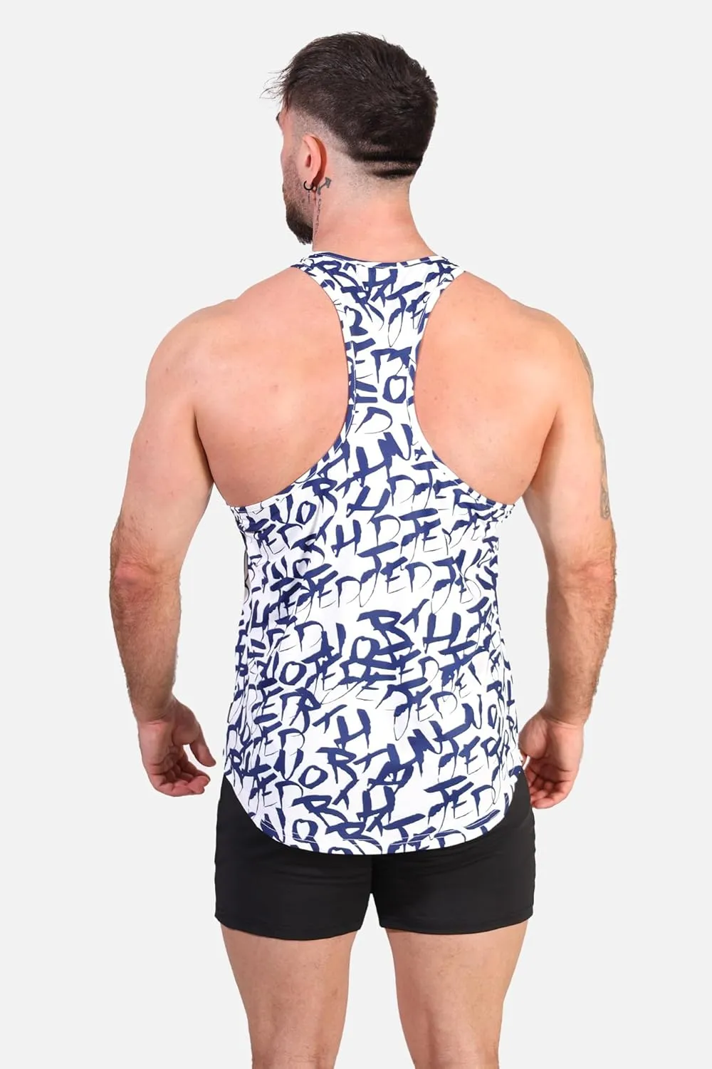 Jed North Bodybuilding Tank Top Gym Stringer Y-Back Muscle Racerback