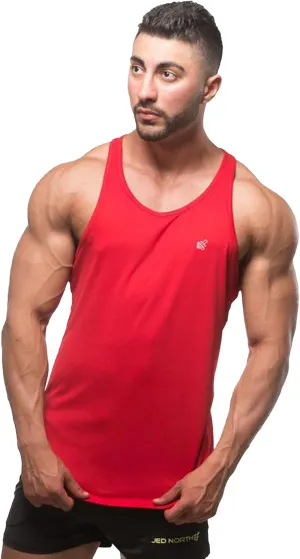 Jed North Men's Quick Dry Microfiber Bodybuilding Stringer Tank Top Y-Back Racerback