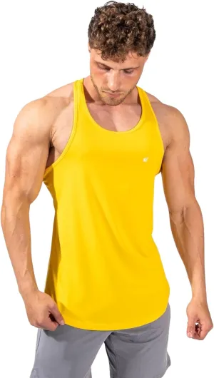 Jed North Men's Quick Dry Microfiber Bodybuilding Stringer Tank Top Y-Back Racerback