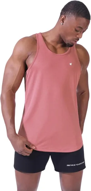 Jed North Men's Quick Dry Microfiber Bodybuilding Stringer Tank Top Y-Back Racerback