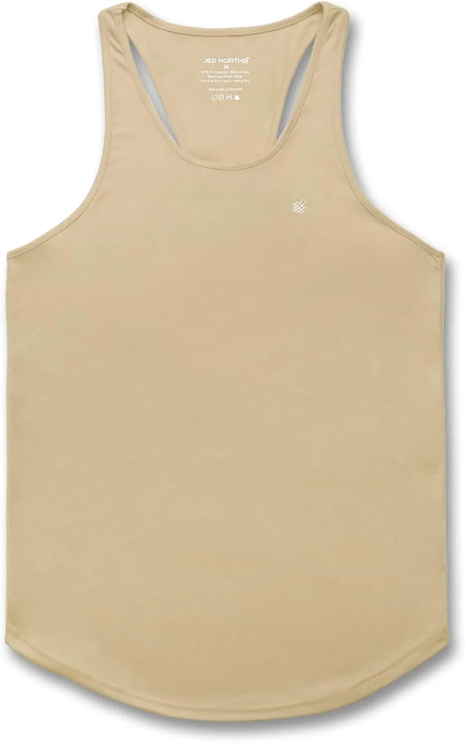 Jed North Men's Quick Dry Microfiber Bodybuilding Stringer Tank Top Y-Back Racerback