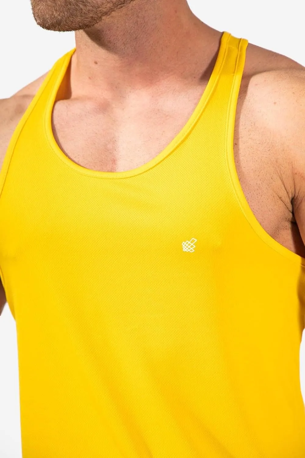 Jed North Men's Quick Dry Microfiber Bodybuilding Stringer Tank Top Y-Back Racerback