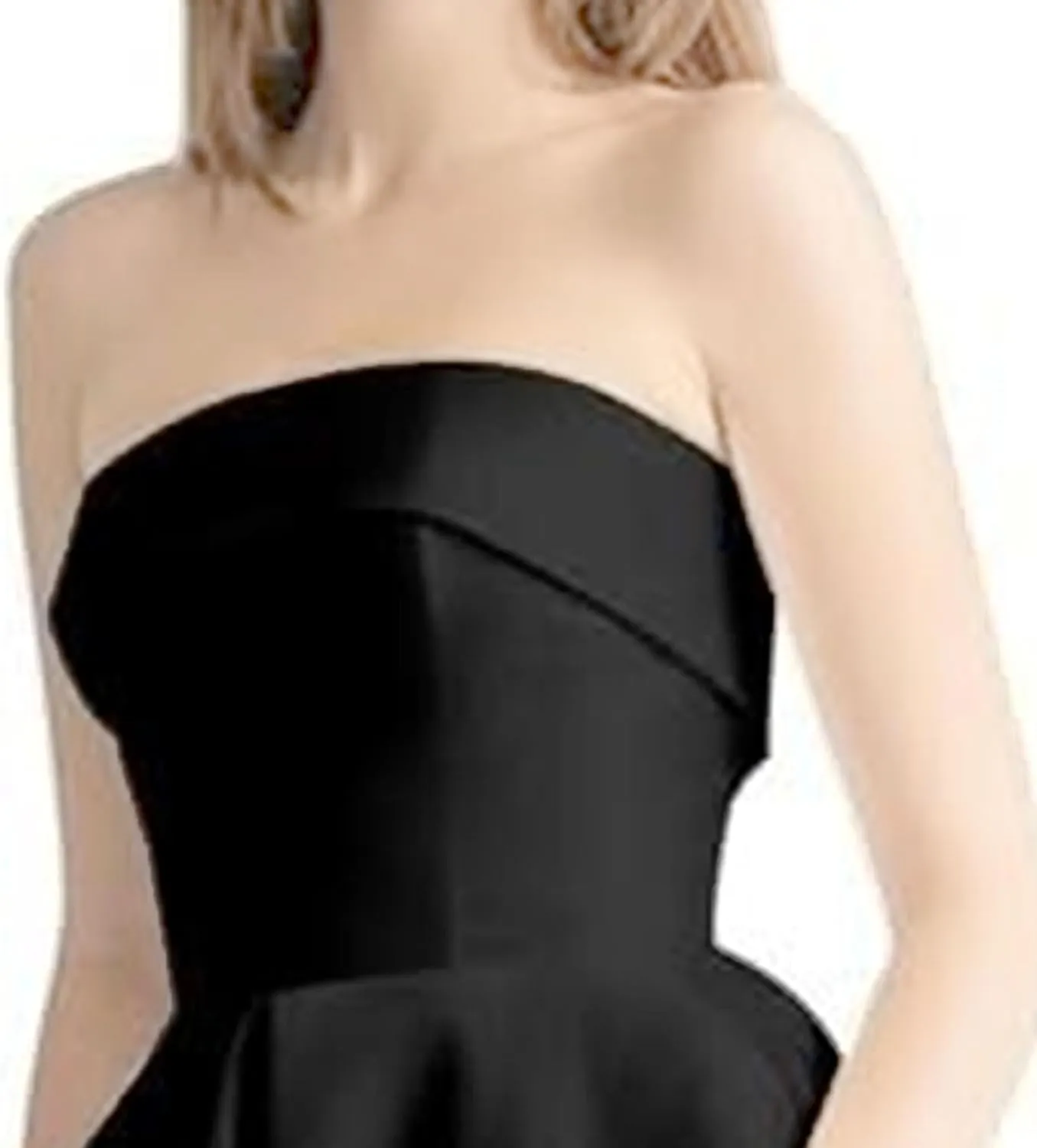 JEKE-DG Women's Tube Top Slim Fit Wedding Guest Dress Backless Solid Party Mini Dress Elegant Sleeveless Prom Club Dresses
